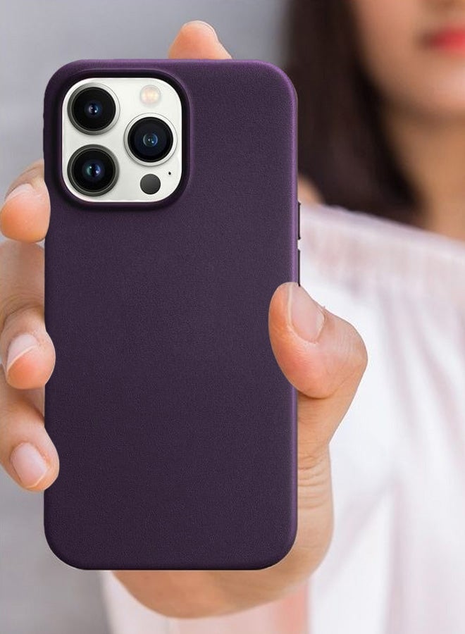 مارجون حافظة لهاتف iPhone 14 Pro Max وغطاء جلدي مع Magsafe - Image 2