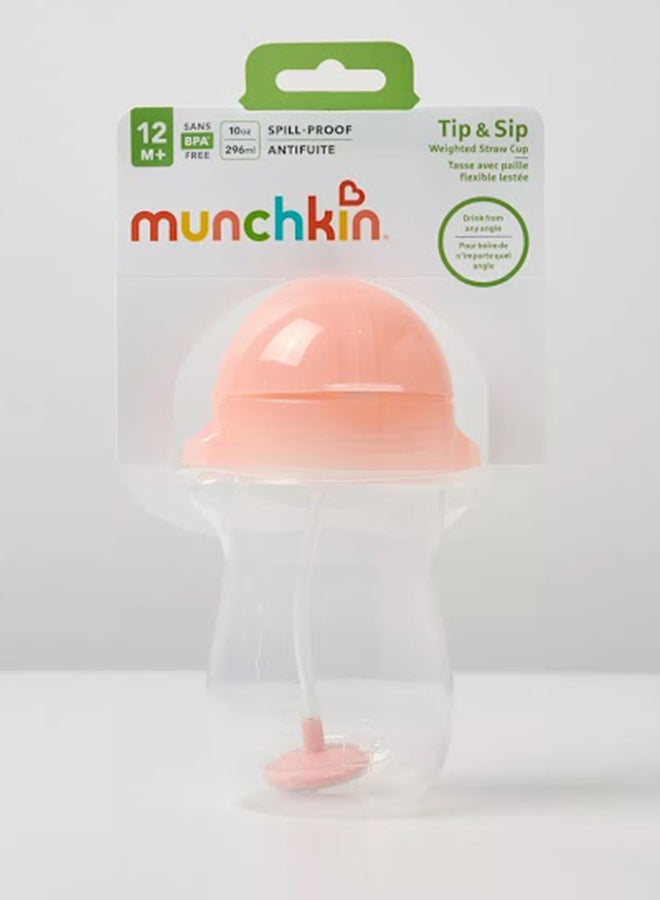 Munchkin - Click Lock Tip and Sip Weighted Straw Cup 10oz/296 Ml 12M+ Multicolor - Image 1