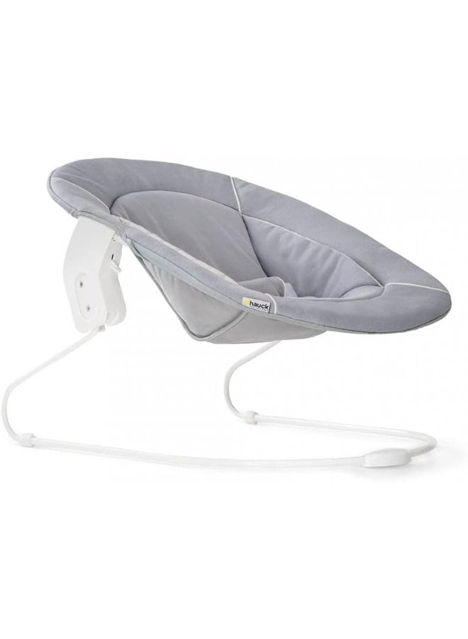 hauck - Alpha+ 2 In 1 Bouncer And Baby Rocker, Stretch Grey From Birth, Newborn Set, Compatible With Alpha Highchair - Image 1