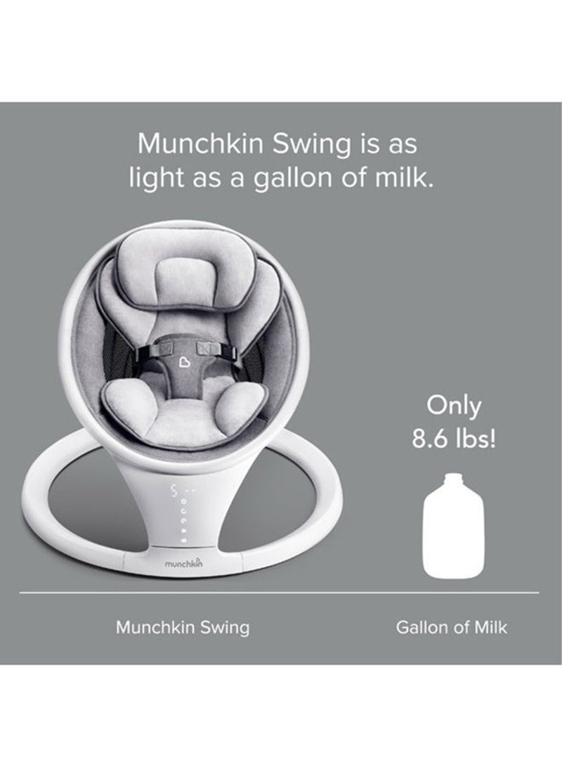 Munchkin - Bluetooth Enabled Lightweight Baby Swing - Image 1