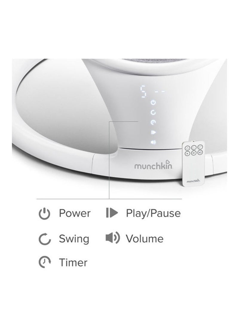 Munchkin - Bluetooth Enabled Lightweight Baby Swing - Image 1