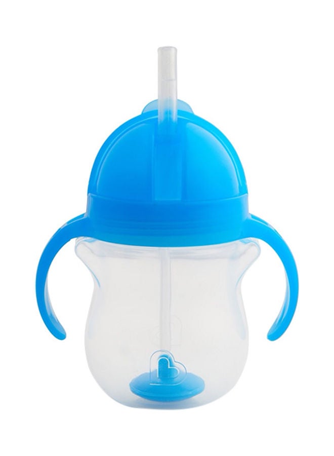 Click Lock Tip and Sip Weighted Flexi Straw Trainer Cup (7 Oz/207 Ml Blue)