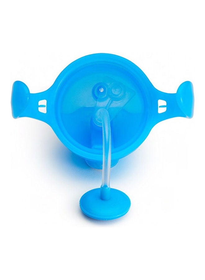 Click Lock Tip and Sip Weighted Flexi Straw Trainer Cup (7 Oz/207 Ml Blue)