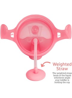 Click Lock Tip and Sip Weighted Flexi Straw Trainer Cup (7 Oz/207 Ml Pink) - pnsku/N53405566A/45/_/1732198046/520744b7-6a01-45d1-a0dd-69c2f362110f