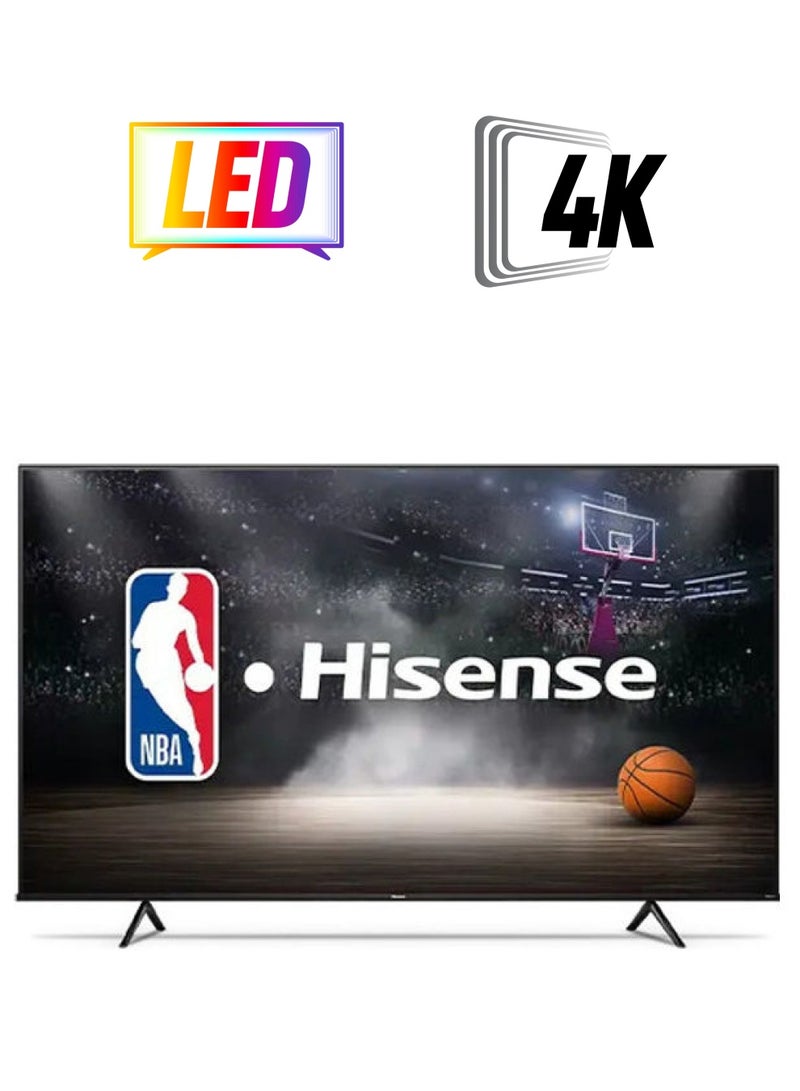 Hisense - 50-Inch Class 4K UHD Smart Google TV with Voice Remote, Dolby Vision HDR, DTS Virtual X, Sports & Game Modes, Chromecast Built-in (50A6H, 2022 New Model) 50A6H Black - Image 1