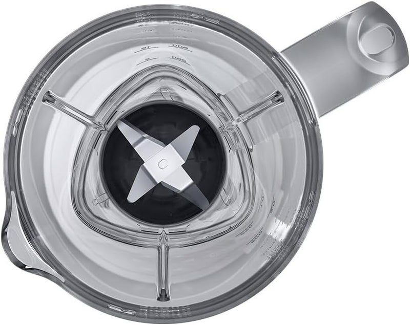 براون خلاط، سرعتان، وظيفة النبض، مفرمة 0.150 لتر، كسارة ثلج، سكين فولاذي، آمن للاستخدام في غسالة الأطباق 1.5 L 600 W JB1015WH أبيض - Image 2