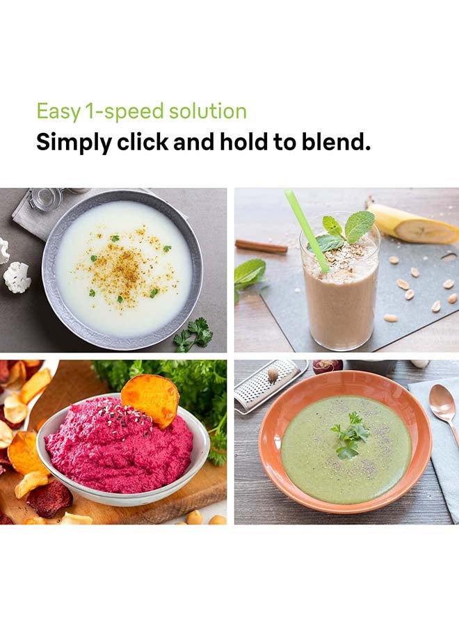 BRAUN Multi Quick 1, Hand Blender, One Speed, 0.350L Chopper, 0.600L Beaker, Dishwasher Safe 350 ml 450 W MQ10.201MWH White - Image 4