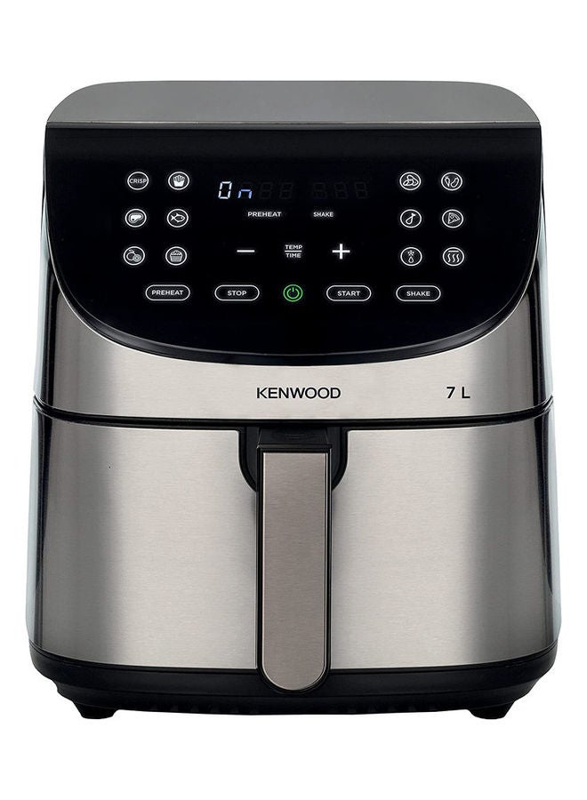 KENWOOD Digital Air Fryer XXXL 2.8Kg With Max Crisp Function Recipe Book Rapid Hot Air Circulation For Frying Grilling Broiling Roasting Baking And Toasting 7 L 1800 W HFM80.000SS Silver - Image 1