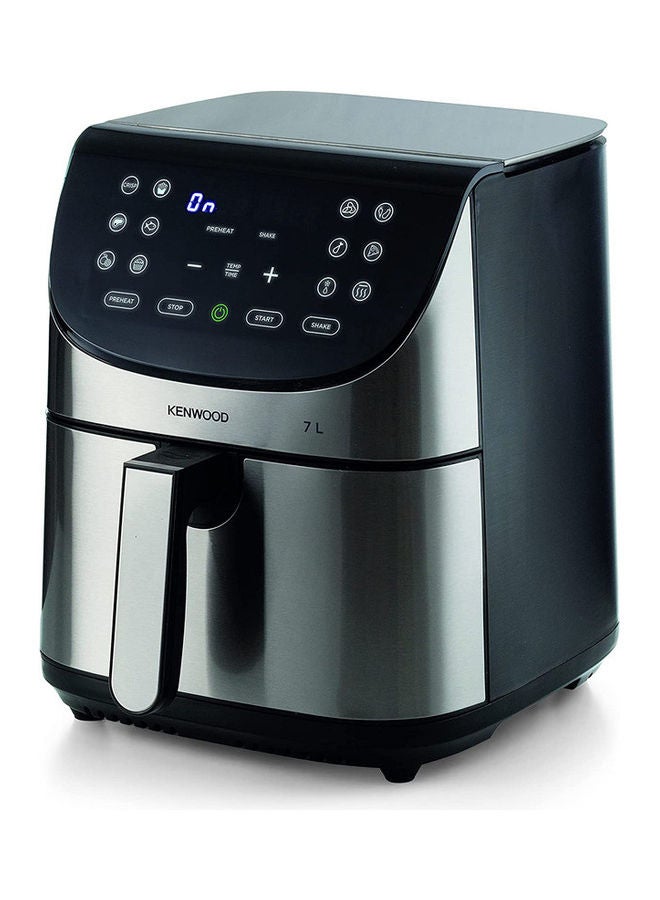 KENWOOD Digital Air Fryer XXXL 2.8Kg With Max Crisp Function Recipe Book Rapid Hot Air Circulation For Frying Grilling Broiling Roasting Baking And Toasting 7 L 1800 W HFM80.000SS Silver - Image 4