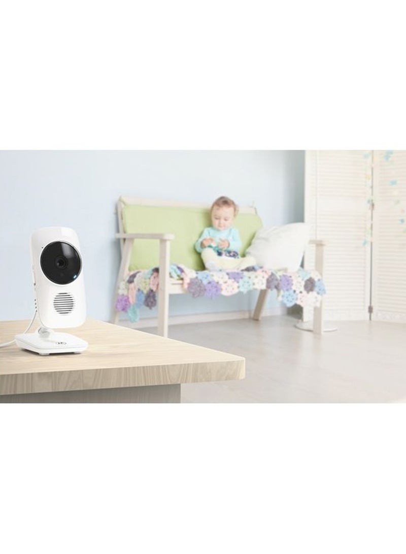 Motorola - Motorola 2.8 inches Video Baby Monitor with  Digital Zoom, Two-Way Audio, and Room Temperature Display - White - Image 1