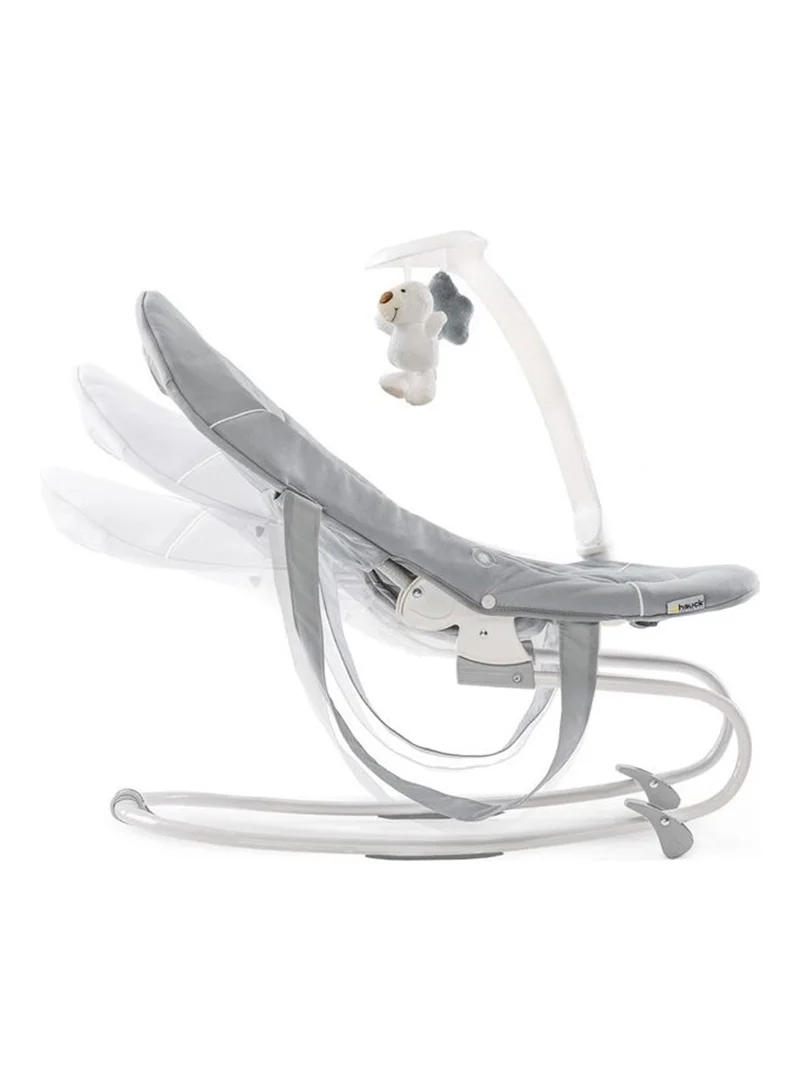 هوك Sit N Relax Highchair 3 In 1, Stretch Grey Compact Folding, Lightweight, Fully Adjustable, From Birth15Kg
