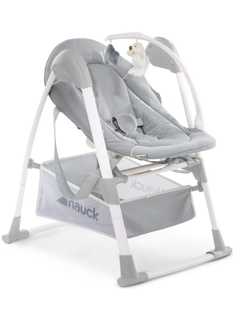 هوك Sit N Relax Highchair 3 In 1, Stretch Grey Compact Folding, Lightweight, Fully Adjustable, From Birth15Kg