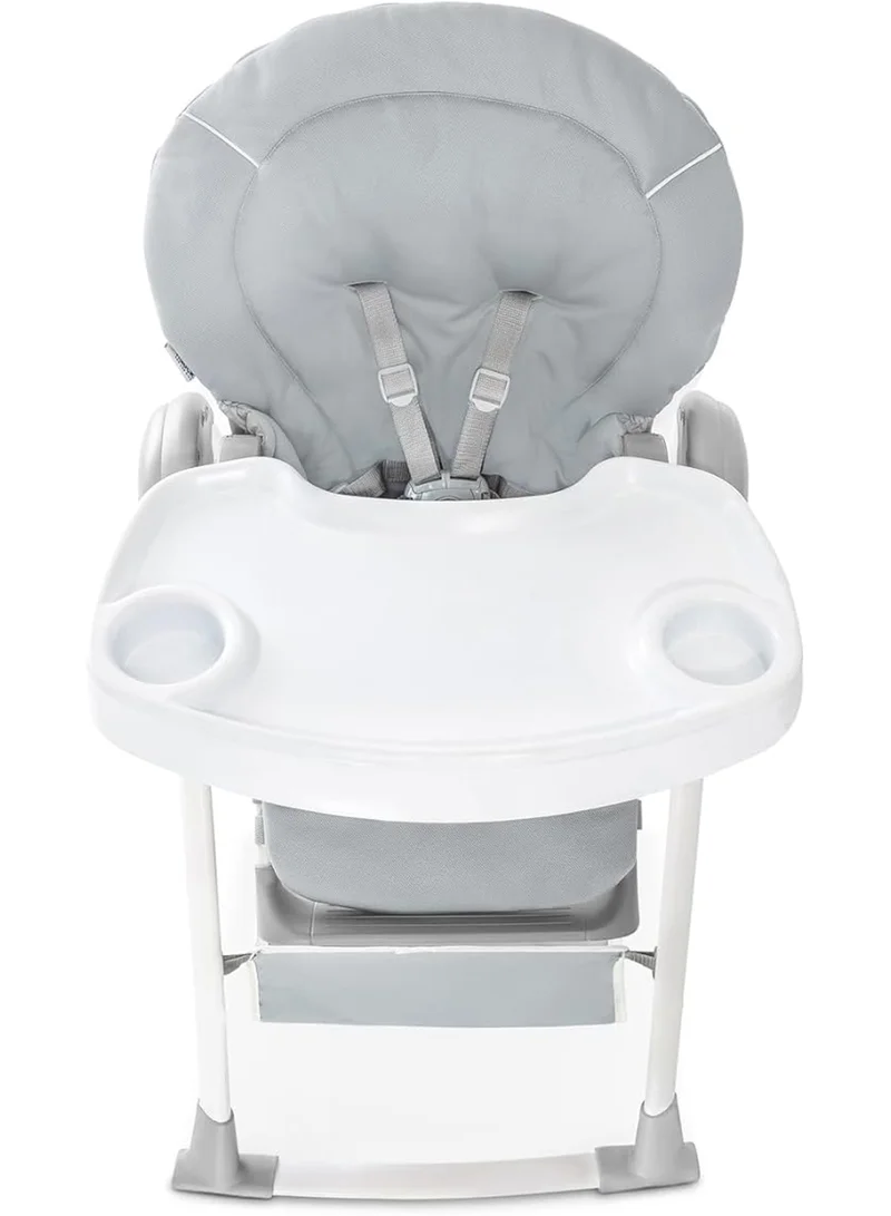 هوك Sit N Relax Highchair 3 In 1, Stretch Grey Compact Folding, Lightweight, Fully Adjustable, From Birth15Kg