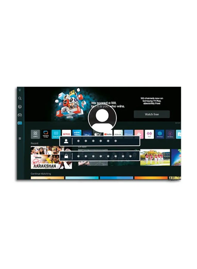 Samsung - 55-Inch 4K UHD Smart LED TV with Built-In Receiver - 55CU8000 Black - Image 1