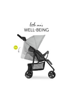 hauck Citi Neo 3 Pushchair, Grey Lightweight 3 Wheeled Stroller (Only 7.5Kg), Compact And One Hand Folding, With Raincover  - Image 5