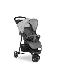 hauck Citi Neo 3 Pushchair, Grey Lightweight 3 Wheeled Stroller (Only 7.5Kg), Compact And One Hand Folding, With Raincover  - Image 1