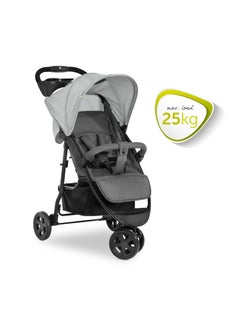 hauck Citi Neo 3 Pushchair, Grey Lightweight 3 Wheeled Stroller (Only 7.5Kg), Compact And One Hand Folding, With Raincover  - Image 2