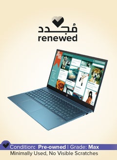 إتش بي Renewed - Open Box Pavilion Laptop With 15.6-Inch FHD Touch Display,Intel Core i7 Processor/12th Gen/16GB RAM/512GB SSD/Intel Iris Graphics English Blue  - Image 1