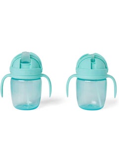 Skip Hop Sip-to-Straw Cups Set of 2 -Teal  - Image 2