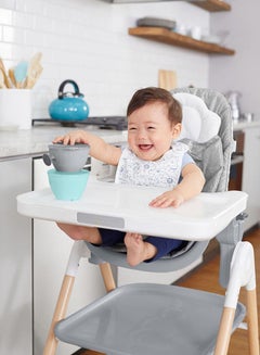 Skip Hop Baby Feeding Mealtime Gift Set - Grey And Teal  - Image 5
