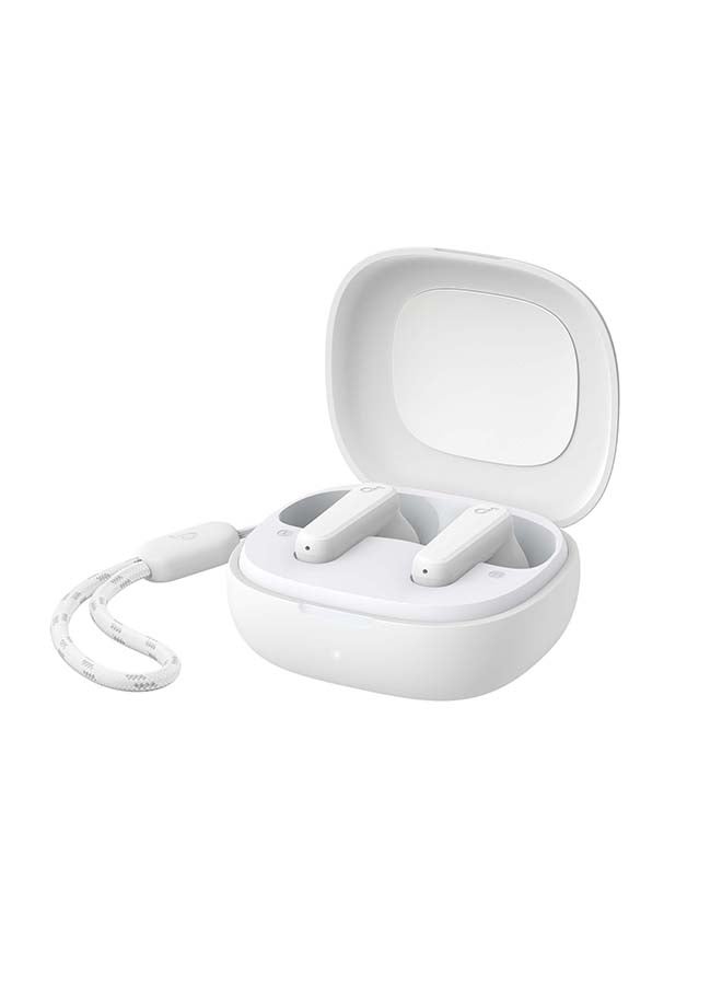 P20i Bluetooth Earphones, 10mm Drivers with Big Bass True Wireless Earbuds, Bluetooth 5.3, 30H Playtime, IPX5, 2 Mics for AI Clear Calls, 22 Preset EQs, Customization via App White