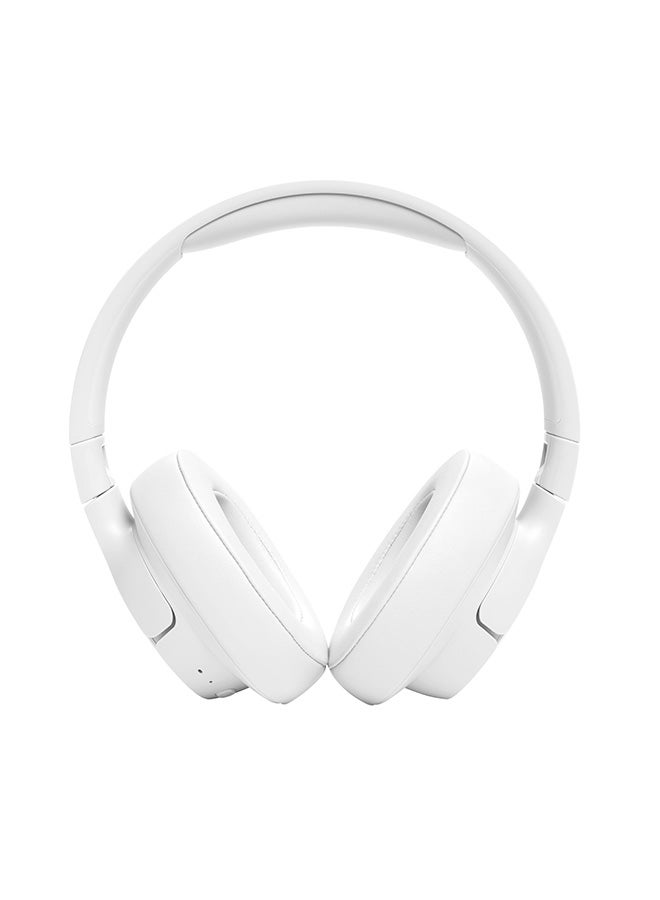 JBL Tune 720Bt Wireless Over Ear Headphones Pure Bass Sound 76H Battery Hands Free Call Plus Voice Aware Multi Point Connection Lightweight And Foldable Detachable Audio Cable White - Image 1