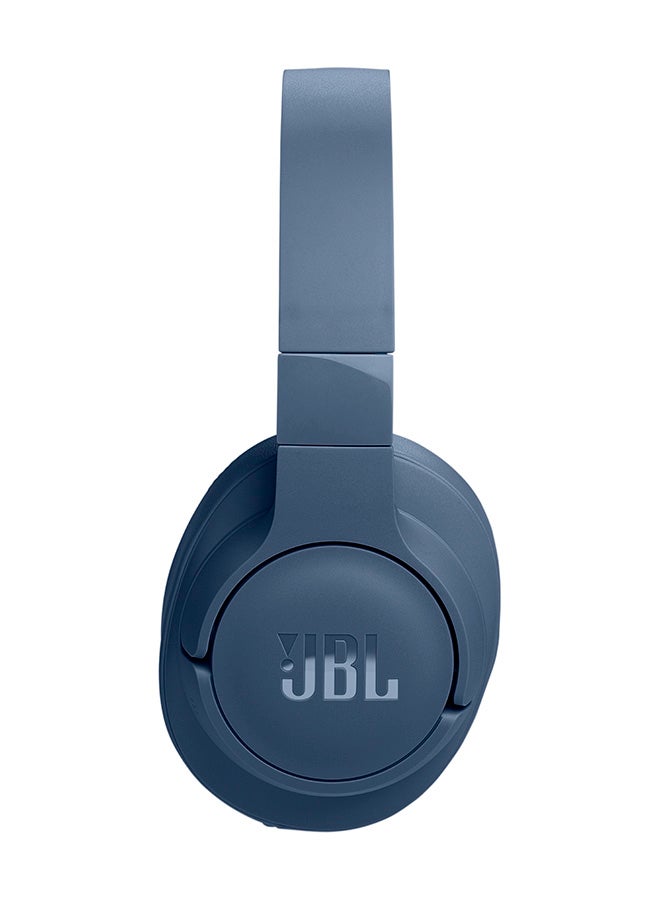 JBL Adaptive Noice Cancelling With Smart Ambient Bluetooth 5.3 With Le Audio Hands Free Call Plus Voice Aware Multi Point Connection Lightweight And Foldable Blue - Image 1