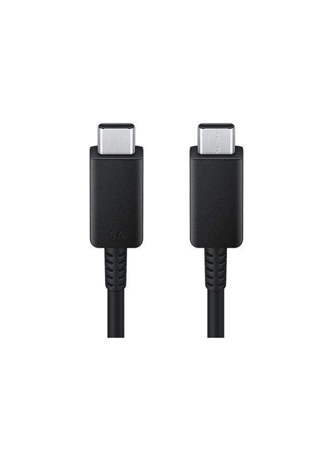 Samsung - Cable (Type C to C)_5A 1.8 Mtr Black - Image 1