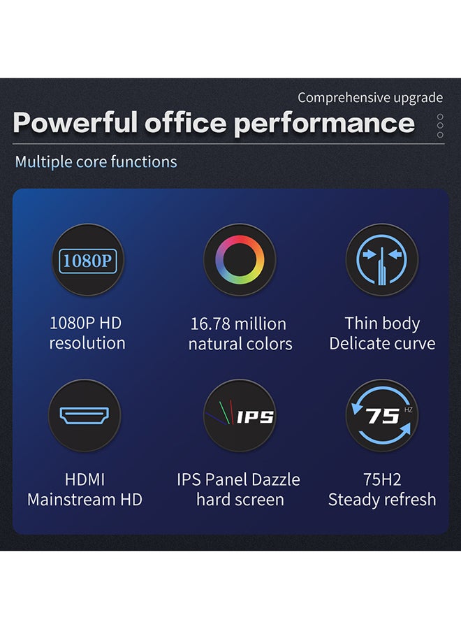 ElieKen 23.8 Inch PC Monitor,IPS Display Full HD 1920 X 1080,Ultra Thin Computer Screen Flat Panel VGA,HDMI Black - Image 3