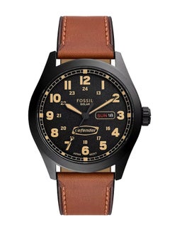 FOSSIL Men's Analog Leather Wrist Watch - FS5978 - 46 Mm  - Image 1