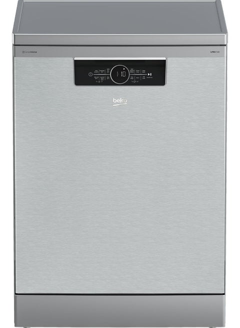 Dishwasher 6 program 15 person - Inox - LED Display - (CornerIntense)-Hygiene -SteamGloss-Fast+ - Half load- Inv. BDFN36531XC Pearl Inox