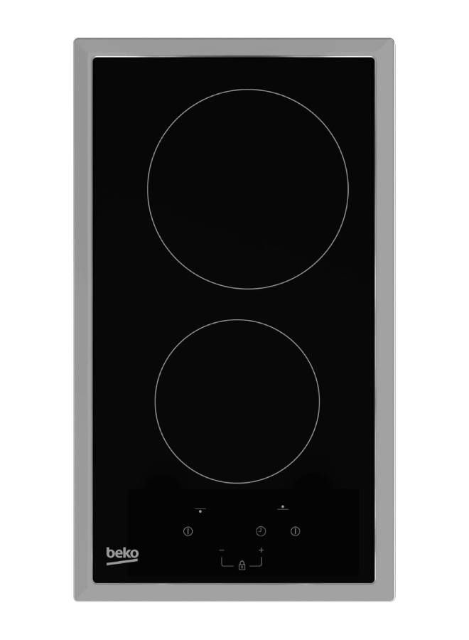 بيكو مسطح كهرباء 30 سم 2 شعلة زجاج - أسود - 9 مستويات للطهي HDMC 32400 TX HDMC 32400 TX أسود 