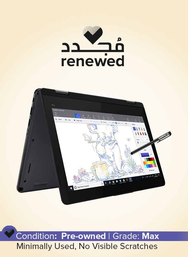 Lenovo - Renewed - ThinkPad Yoga 11E X360 Touch With 11.6-Inch Touch Screen Display,Intel Core i5-7th Generation/8GB RAM/128 GB SSD/Windows 10 English Black - Image 1