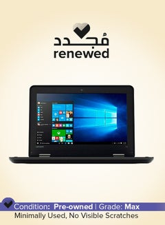 Renewed - ThinkPad Yoga 11E X360 With 11.6-Inch Touch Screen Display,Intel Core i5-7th Generation/8GB RAM/256 GB SSD/Windows 10 English Black