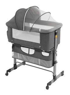 Movable Crib Foldable Height Adjustment Baby Cradle Bed- Dark Grey, 33-006-12D - pnsku/N53407943A/45/_/1711435105/3e8380cf-cb45-43e3-bd8d-b9986d3b8f61