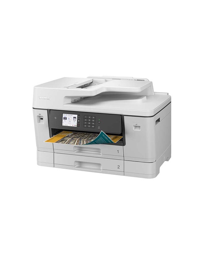 brother MFC-J3940DW A3 All in One Wireless Colour Inkjet Printer | Auto 2-sided Print | Print, Scan,Copy,Fax | Large Paper Tray Capacity | Up to 28.0 ipm | High Speed USB | WiFi Direct | NFC - White  - Image 2