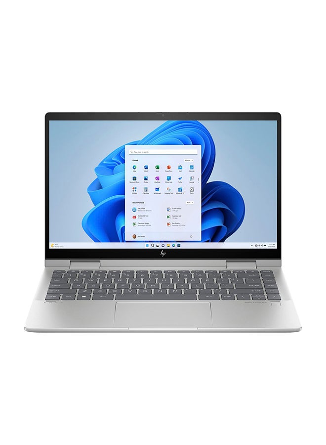HP - Envy X360 14-Es0033dx 2 In 1 (Upgraded Version) Laptop With 14-Inch FHD Display, Core i7-1355U Processor/16GB RAM/1TB SSD/Intel Iris Xe Graphics/Windows 11 English Natural Silver - Image 1