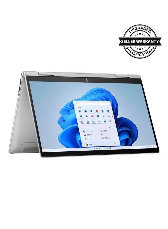 HP - Envy X360 14-Es0033dx 2 In 1 (Upgraded Version) Laptop With 14-Inch FHD Display, Core i7-1355U Processor/16GB RAM/1TB SSD/Intel Iris Xe Graphics/Windows 11 English Natural Silver - Image 1