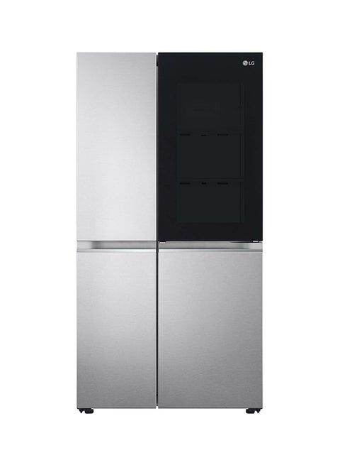 Side By Side Refrigerator 18.4Cu.ft, Freezer 9.7Cu.ft, Inverter Linear, Wifi 792 L LS32HJBVLV Platinum Silver