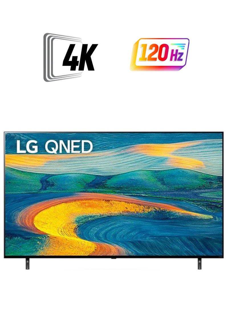 LG 65-Inch New 4K QNED TV Smart TV 65QNED7S6QA Black  - Image 1