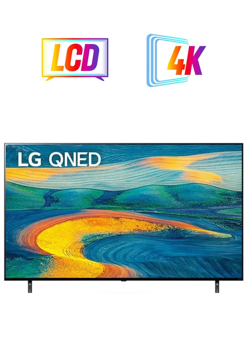 LG 65-Inch New 4K QNED TV Smart TV 65QNED7S6QA Black  - Image 1