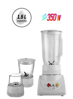 دي إل سي  Electric Blender And Grinder 1.5 L 350 W DLC 39105 White/Clear  - Image 1