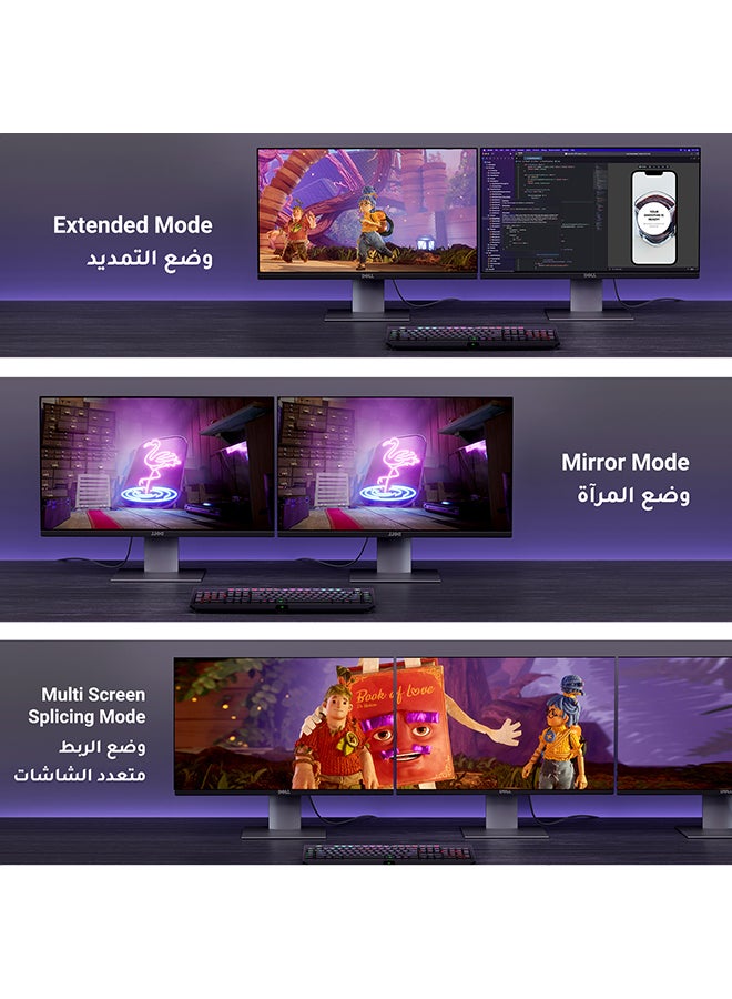 كيبل منفذ عرض16K 2.0 1 متر، DP 2.0 80Gbps، 16K@60Hz،8K@120Hz،4K@240Hz/144Hz/165Hz للالعاب، كيبل DP مضفر HDR، ARC، G-Sync، حر مزامنة لشاشة الالعاب والكمبيوتر وبطاقة الرسومات، DP 16K 1 متر أسود