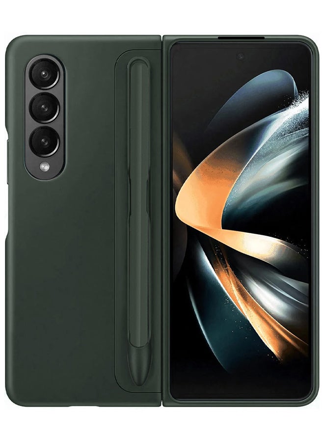 MARGOUN Samsung Galaxy Z Fold4 Standing Case With Pen Green  - Image 1
