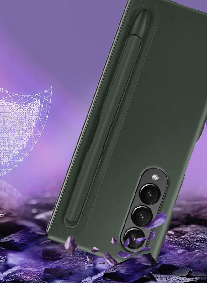 MARGOUN Samsung Galaxy Z Fold4 Standing Case With Pen Green  - Image 5