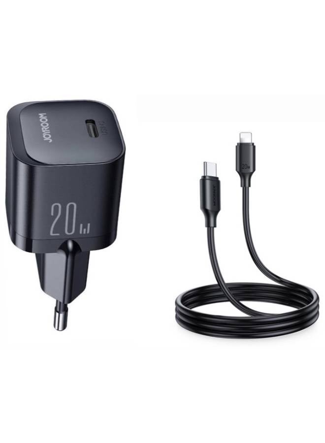 JOYROOM JR-TCF02 PD 20W Nano Mini Charger Black
