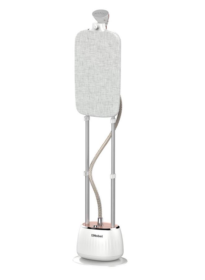 Nobel - Garment Steamer with Detachable Water Tank Heats Up in Just 45 Seconds, 50 Minutes of Steady Steam Output to Remove Stubborn Wrinkles 1.6 L 1800 W NGS55 White - Image 1
