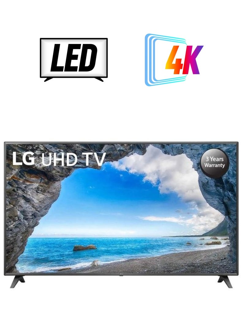 إل جي تلفزيون ال جي 43 بوصة 4K UHD Smart LED مع جهاز استقبال مدمج - 43UQ751C0LG 