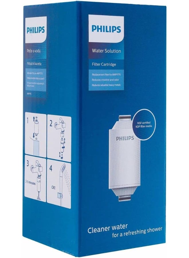 Philips - AWP175 Shower Filter Cartridge 50000 litres - White White - Image 2