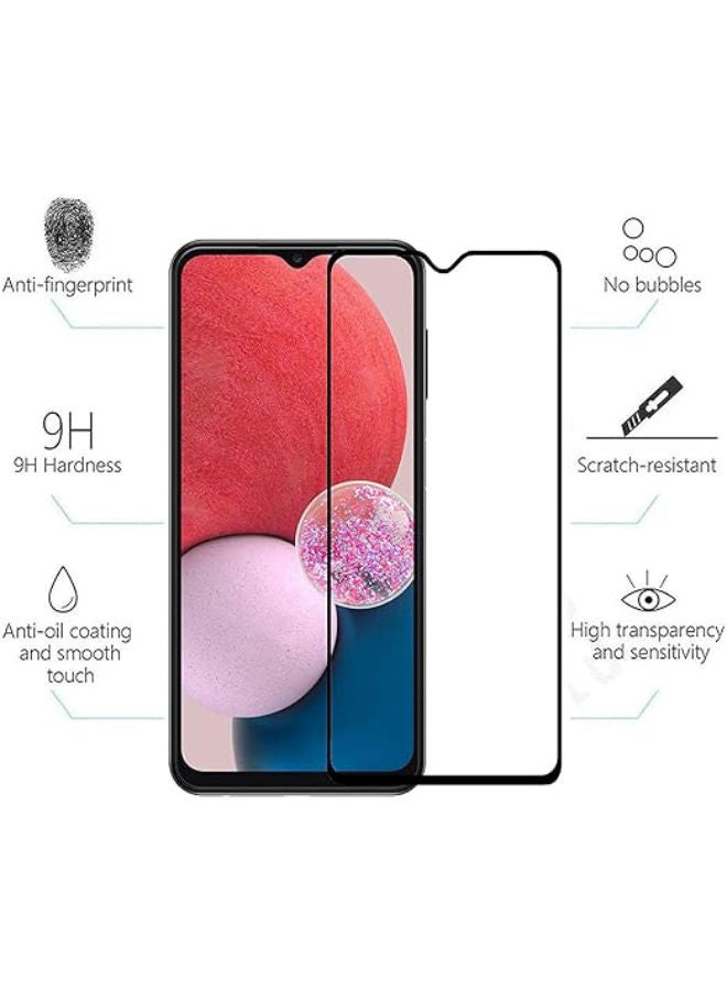 سامسونج - Samsung Glass لهاتف Samsung Galaxy A13+A14 / A23+A24 واقي شاشة زجاجي كامل الغراء من الحافة إلى الحافة - Image 1